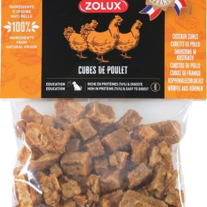 CUBES DE POULET 10/20 MM 150G