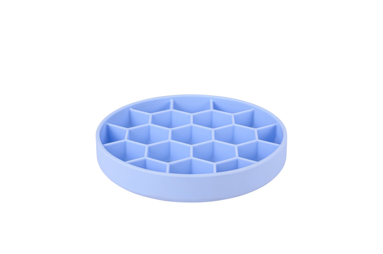 ECUELLE SLOW FEEDER SILICONE BLEU