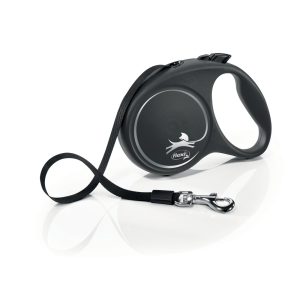 FLEXI BLACK SANGLE 5M ARGENT