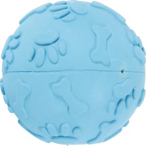JOUET CAOUTCHOUC BALLE DUR 7CM
