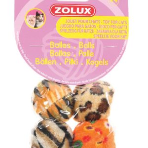 JOUET CHAT BALLE MULTICOLORE