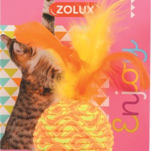 JOUET CHAT ELASTIQUE BALLE