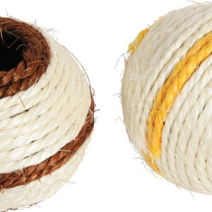 JOUET CHAT SISAL BALLE