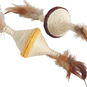 JOUET CHAT SISAL TOUPIE