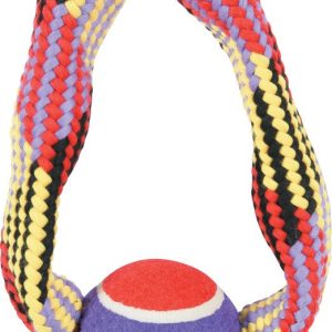 JOUET CORDE TENNIS ANNEAU 23CM