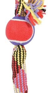 JOUET CORDE TENNIS LASSO 55CM