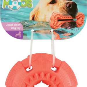 JOUET TPR BALLE MOOS CORAIL
