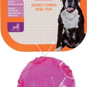 JOUET TPR BALLE POP FRAMBOISE