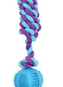 JOUETS DENTAL CORDE HALTERE 11CM ASSORTIS