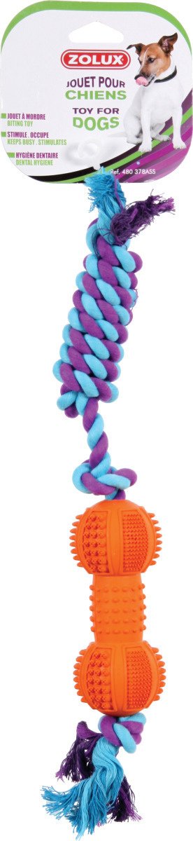 JOUETS DENTAL CORDE HALTERE 11CM ASSORTIS – Image 3
