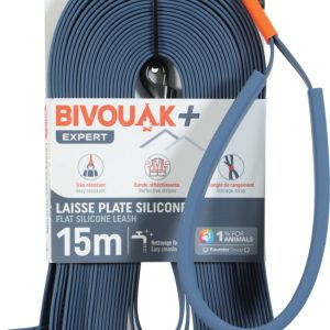 LONGE PLATE SILICONE BIVOUAK BLEU