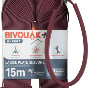 LONGE PLATE SILICONE BIVOUAK ROUGE