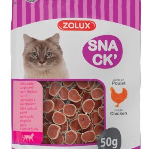 MINI SUSHI POULET CHAT 50G