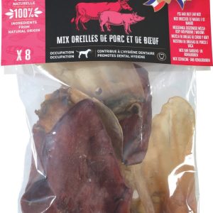 MIX OREILLE PORC/BOEUF X8