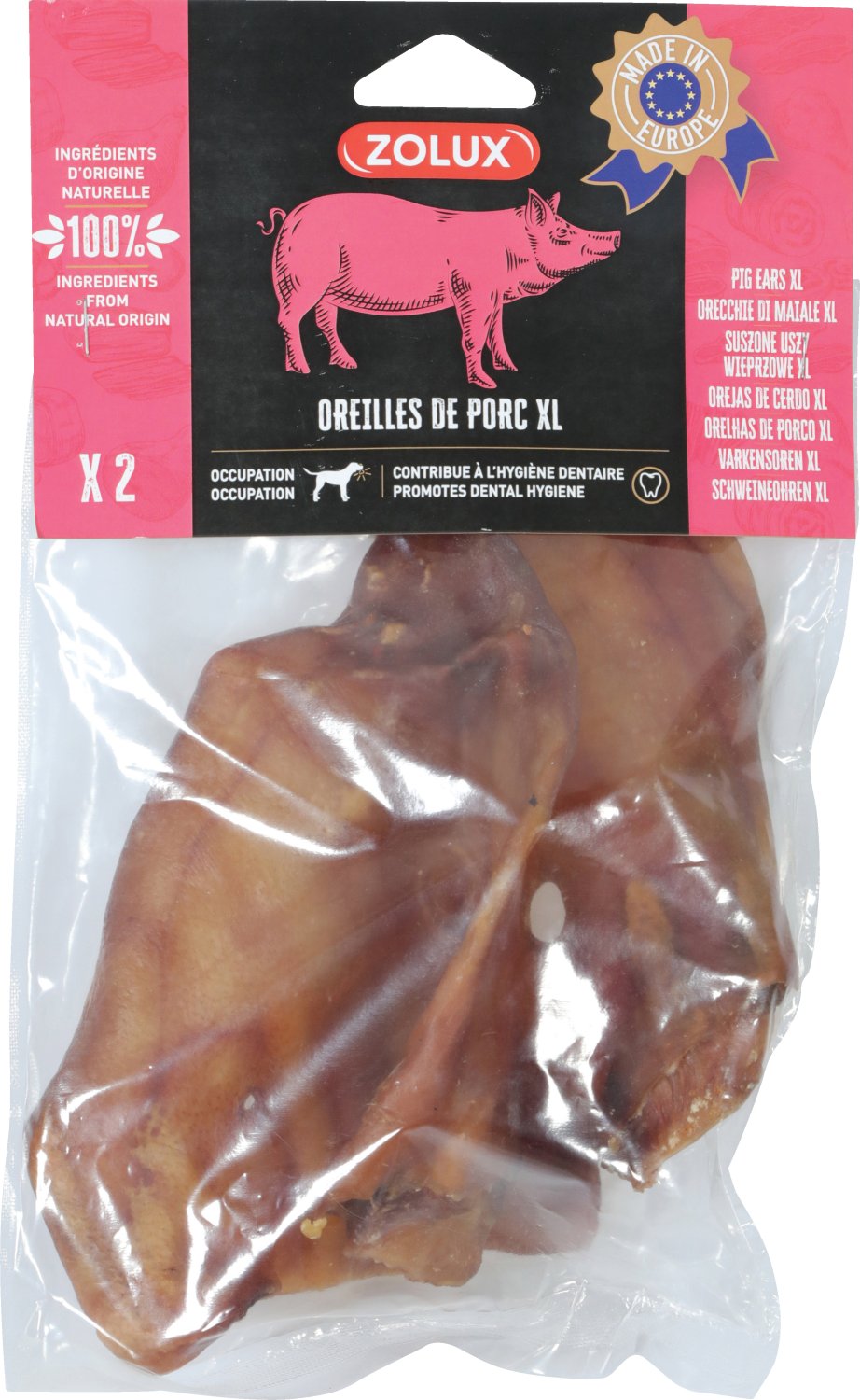 OREILLE PORC XL X2