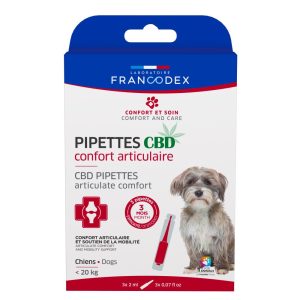 PIPETTES CBD x3 CHIEN <20KG