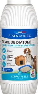 POUDRE TERRE DE DIATOMEE 450G  CHIEN CHAT