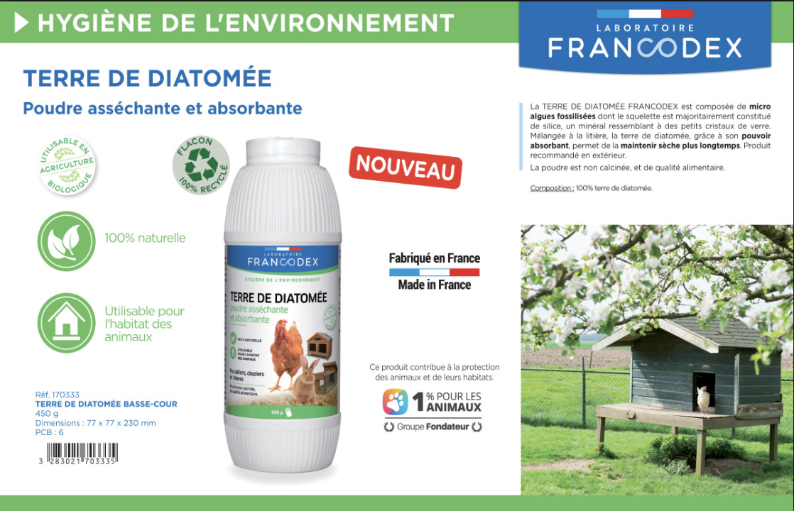 POUDRE TERRE DE DIATOMEE 450G – Image 2