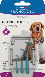 RETIRE-TIQUES CHIEN ET CHAT x3