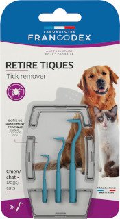 RETIRE-TIQUES CHIEN ET CHAT x3