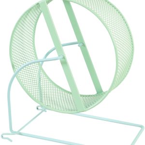 ROUE METAL PIED COSY 17CM BLEU/VERT