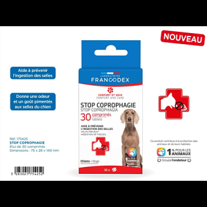 STOP COPROPHAGIE CHIEN 30CPS 