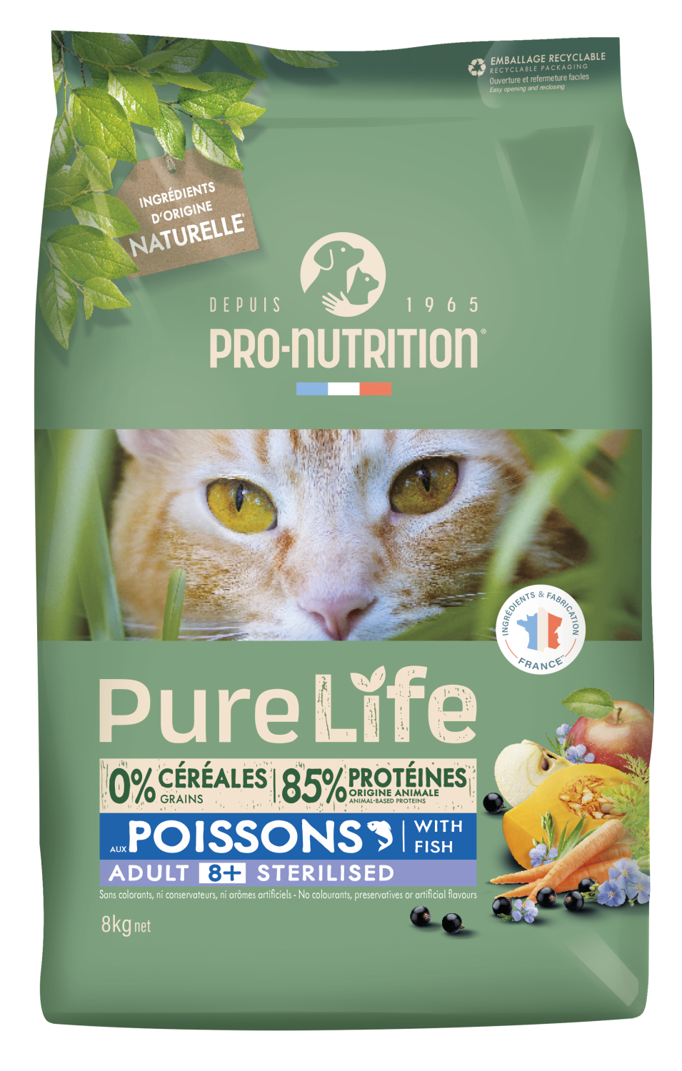 PURE LIFE CHAT 8+ STERILISED