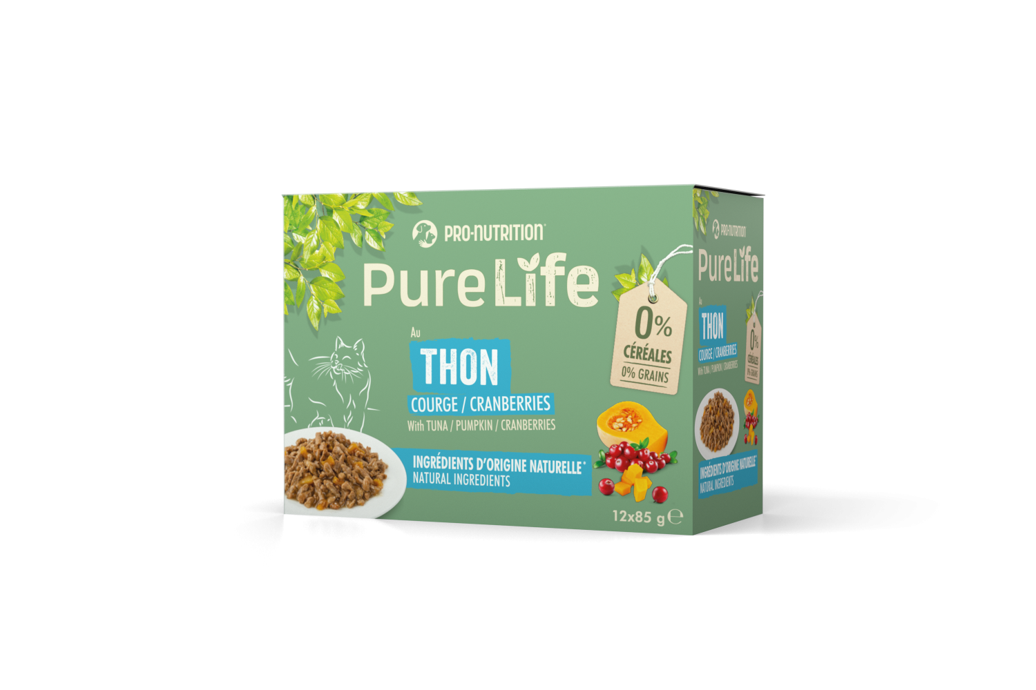 PURE LIFE CHAT WET THON 12x85g